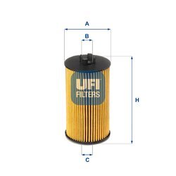 Olejový filter UFI 25.064.00