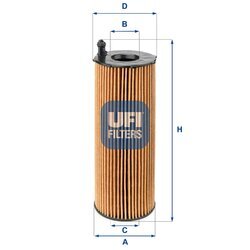 Olejový filter UFI 25.105.00
