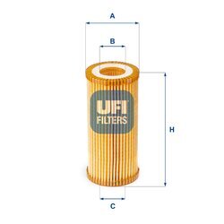 Olejový filter UFI 25.153.00