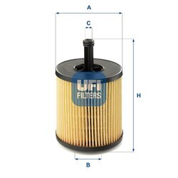 Olejový filter UFI 25.197.00