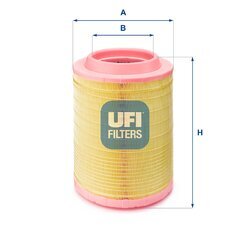 Vzduchový filter UFI 27.625.00