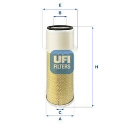 Vzduchový filter UFI 27.932.00