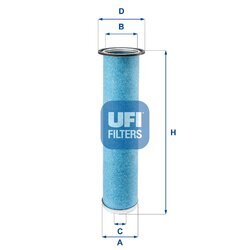 Vzduchový filter UFI 27.949.00
