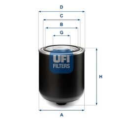 Vzduchový filter UFI 27.F30.00