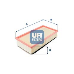 Vzduchový filter UFI 30.067.00
