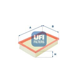 Vzduchový filter UFI 30.129.00