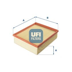 Vzduchový filter UFI 30.195.00