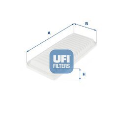Vzduchový filter UFI 30.639.00