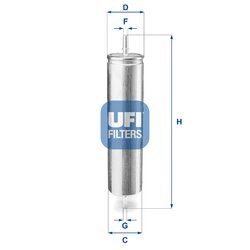 Palivový filter UFI 31.925.00
