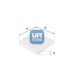 Filter vnútorného priestoru UFI 53.210.00