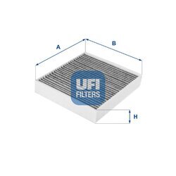 Filter vnútorného priestoru UFI 54.244.00
