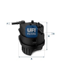 Palivový filter UFI 24.343.00