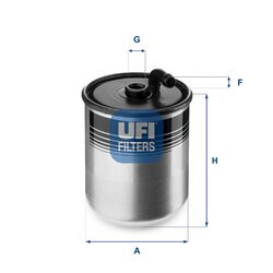 Palivový filter UFI 24.429.00
