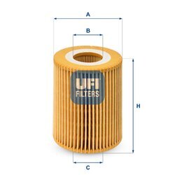 Olejový filter UFI 25.027.00