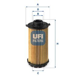 Olejový filter UFI 25.149.00