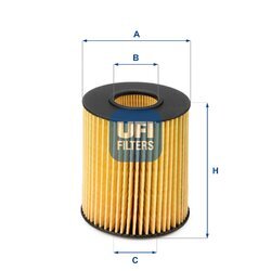Olejový filter UFI 25.151.00