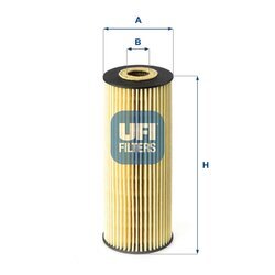 Olejový filter UFI 25.162.00