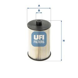 Palivový filter UFI 26.018.00
