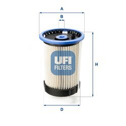 Palivový filter UFI 26.065.00