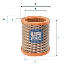 Vzduchový filter UFI 27.258.00