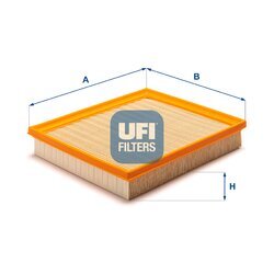 Vzduchový filter UFI 30.558.00