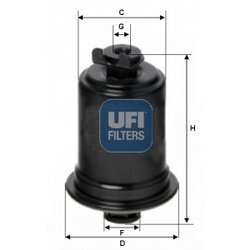 Palivový filter UFI 31.725.00
