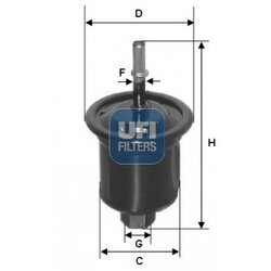 Palivový filter UFI 31.731.00