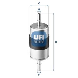 Palivový filter UFI 31.944.00