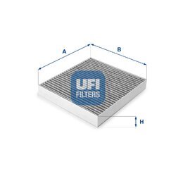 Filter vnútorného priestoru UFI 54.150.00