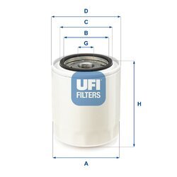 Hydraulický filter automatickej prevodovky UFI 80.059.00
