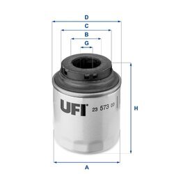 Olejový filter UFI 23.573.00