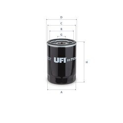 Olejový filter UFI 23.753.00