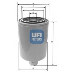 Palivový filter UFI 24.039.00