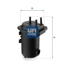 Palivový filter UFI 24.051.00