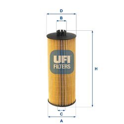 Olejový filter UFI 25.005.00