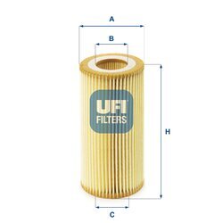 Olejový filter UFI 25.040.00