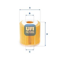 Olejový filter UFI 25.056.00
