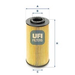 Olejový filter UFI 25.070.00