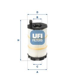 Olejový filter UFI 25.143.00