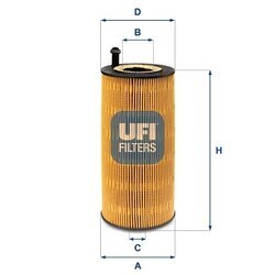 Olejový filter UFI 25.237.00