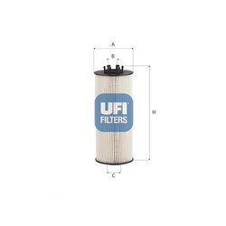Olejový filter UFI 25.282.00