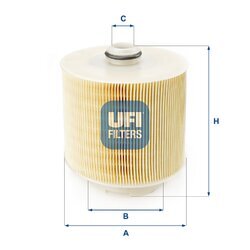 Vzduchový filter UFI 27.598.00
