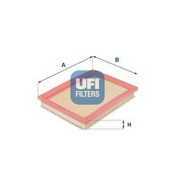 Vzduchový filter UFI 30.168.00