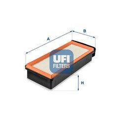 Vzduchový filter UFI 30.655.00