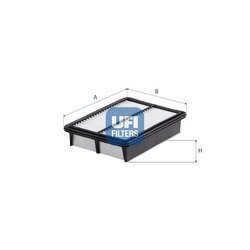 Vzduchový filter UFI 30.D22.00