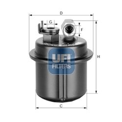 Palivový filter UFI 31.535.00