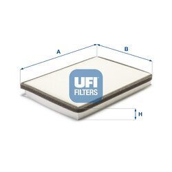 Filter vnútorného priestoru UFI 53.004.00