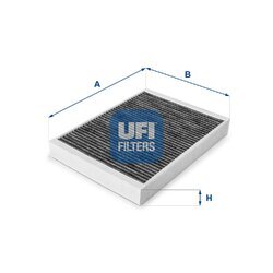 Filter vnútorného priestoru UFI 54.166.00