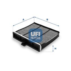 Filter vnútorného priestoru UFI 54.237.00