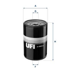 Palivový filter UFI 24.068.00